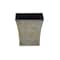 Homeroots 7in Gray Recycled Plastic Indoor Outdoor Square Pot Planter 488277 - alternate 1