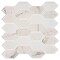 Andova Tiles Astor 2-in. x 4-in. Elongated Hexagon Glass Wall & Floor Mosaic Tile (0.99 Square Feet Per Box) Andova Tiles - alternate 1