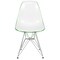 Leisuremod Cresco Clear Acrylic Dining Chair with Chrome Eiffel Base, 2PK CR19WG2 - alternate 3