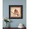 Homeroots Female Cardinal 2 Black Framed Print Wall Art 407372 - alternate 2