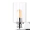Jonathan Y Jules Edison 16.5" Cylinder 2-Light Iron/Seeded Glass Farmhouse Contemporary LED Wall Sconce, Chrome JYL7577D - alternate 5