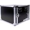 Deejay Led Fly Drive Case 8u Space Anti-Shock Mount Amplifier Case - 21-Inch Body Depth with Wheels TBH8UADSM21 - alternate 2
