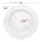 Smarty Had A Party 7.5" Solid White Round Blossom Disposable Plastic Appetizer/Salad Plates (120 Plates), 120PK 4847WH-CASE - alternate 2