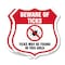 Signmission Beware Of Ticks Shield Sign Ticks May Be, 18 inch X 18 inch, Plastic Sign, 2PK SHI-P-2PACK-18-362 - alternate 1