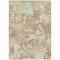 Homeroots 3' X 5' Taupe And Ivory Abstract Washable Indoor Outdoor Area Rug 609840 - alternate 2