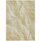 Homeroots 8' X 10' Gold Beige And Ivory Abstract Washable Indoor Outdoor Area Rug 582989 - alternate 4