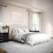 Martha Stewart Amelia Full Upholstered Platform Bed w/Curved Headboard and Cushioned Siderails, Wood Slat, Beige TW-3WDB02B-F-BG-MS - alternate 2