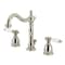 Kingston Brass Widespread Bathroom Faucet with Brass Pop-Up, Polished Nickel KB1976BPL - alternate 1