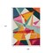 Homeroots 9' X 12' Ivory Orange And Burgundy Geometric Washable Indoor Outdoor Area Rug 616698 - alternate 2