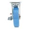 Vestil Polyurethane Swivel With Brake Caster 8 In. Diameter x 2 In. Width 925 lb Light Blue/Gray CST-KB-8X2PUP-SWB - alternate 6