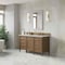James Martin Vanities Brittany 60" Single Vanity, Pecan w/ 3 CM Eternal Jasmine Pearl Silestone Top 655-V60S-PCN-3EJP - alternate 3