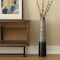 Homeroots 39" Black And Gray Ombre Tapered Ceramic Floor Vase 576741 - alternate 2