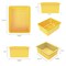 Storex Deep Storage Tray with Lid, Yellow 62546U05C - alternate 2