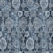 Homeroots 10' X 14' Navy Blue And Denim Blue Damask Washable Indoor Outdoor Area Rug 588189 - alternate 2
