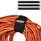 Grizzly Supply Stretch Cinch Strap, 18 in L, 2 in W, Hook and Loop Closure, Reusable, Black, 3PK GS-HLSTR18-0 - alternate 1