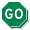 Signmission Go, 10 inch X 10 inch, Aluminum Metal Signs, 2PK OC-A-2PACK-10-213 - alternate 1