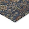 Homeroots 3' X 5' Navy Blue Brown And Red Floral Washable Indoor Outdoor Area Rug 603425 - alternate 2