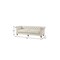 Homeroots 93" Beige Velvet Chesterfield Wood Sofa 543982 - alternate 2