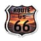 Signmission Route Us 66 Sunset, 12 inch X 12 inch, Plastic Sign, 2PK SHI-P-2PACK-12-482 - alternate 1