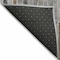 Homeroots 10' X 14' Pewter And Brown Striped Washable Indoor Outdoor Area Rug 608969 - alternate 2