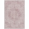 Homeroots 8' X 10' Pink Floral Medallion Washable Indoor Outdoor Area Rug 607917 - alternate 3