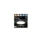 Feit LED Edge-Lit Flat Panel Light Kit, 12.5 W, 11 in Round, Flush Mount, Selectable Color Temp, Black 74210/6WY/BK - alternate 3