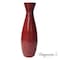Uniquewise Decorative 24-inch Tall Red Bamboo Floor Vase for Modern Home, Office, Living Room, Bedroom QI004757 - alternate 3