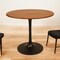 Homeroots 36" Brown And Black Rounded Solid Wood And Iron Pedestal Base Dining Table 517768 - alternate 2