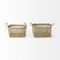 Homeroots Set of Two Brown Wicker Basket, 2PK 392158 - alternate 3