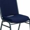 Flash Furniture HERCULES Series Heavy Duty Navy Blue Dot Fabric Stack Chair, PK4 4-XU-60153-NVY-GG - alternate 2
