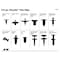 Performance Tool 215 pc. Trim Clip Assortment, Chrysler Retainers, Fasteners, Nylon Clips W5242 - alternate 2