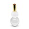 Homeroots Set of Two Clear And Gold Geo Orbs Crystal Tabletop Taper Candlesticks, 2PK 590266 - alternate 1