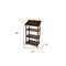 Homeroots 24" Brown Standing Desk 389446 - alternate 2