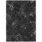 Homeroots 5' X 8' Charcoal Gray And Silver Geometric Washable Indoor Outdoor Area Rug 588293 - alternate 2