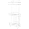 Simple Spaces Shower Caddy, 3-Shelf, 11-5/8 in OAW, 23-1/4 in OAH, 8-1/4 in OAD, 10 lb SS-SC3-29-CH-3L - alternate 1