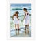 Homeroots Two Girls at the Beach 2 White Framed Print Wall Art 406495 - alternate 1