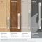 Amerock Esquire 8 in 203 mm Center-to-Center Polished Nickel/Stainless Steel Cabinet Pull BP36562PNSS - alternate 3