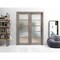 Sartodoors Sliding Closet Bypass Doors Grey Solid Core Modern Interior QUADRO4002DBD-NEB-36 - alternate 1