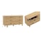 Manhattan Comfort Solara 68 in Solid Wood Dresser in Natural Oak (6-Drawer) DR1789-1 - alternate 3