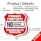 Signmission Private Property Shield Sign No Soliciti, 12 inch X 12 inch, Aluminum Metal Sign, 2PK SHI-A-2PACK-12-452 - alternate 2