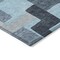 Homeroots 3' X 5' Sky Blue Denim Blue And Gray Geometric Washable Indoor Outdoor Area Rug 613235 - alternate 2
