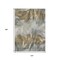 Homeroots 10' X 14' Pewter And Silver Abstract Washable Indoor Outdoor Area Rug 631352 - alternate 5