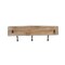 Homeroots 19in Brown Natural Rustic Live Edge Wood Three Hook Wall Mount Coat Rack 488153 - alternate 2