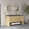 James Martin Vanities Marigot 72" Double Vanity, Sunwashed Oak, w/ 3 CM Phantome Eclos Top D404-V72-SWO-3PHT - alternate 3