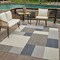 Homeroots 5' X 8' Gray And Blue Geometric Distressed Indoor Outdoor Area Rug 559060 - alternate 4