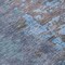 Homeroots 8' Teal Blue Taupe And Sky Blue Round Abstract Washable Indoor Outdoor Area Rug 618240 - alternate 2