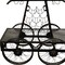 Homeroots Rustic Black Rail Car Bar Cart 389228 - alternate 2