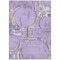 Homeroots 8' X 10' Lavender Lilac And Purple Geometric Washable Indoor Outdoor Area Rug 589401 - alternate 2