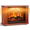 Edendirect 1500W Electric Heater with Realistic Flame Effect & Dual Control System ZR-FP401M-W - alternate 1