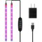 Ipower 20W Full Spectrum LED Plant Grow Light Strips for Indoor Plants with Auto ON/Off 3/9/12H Tim GLLEDXSTRIPSMIX20T - alternate 1